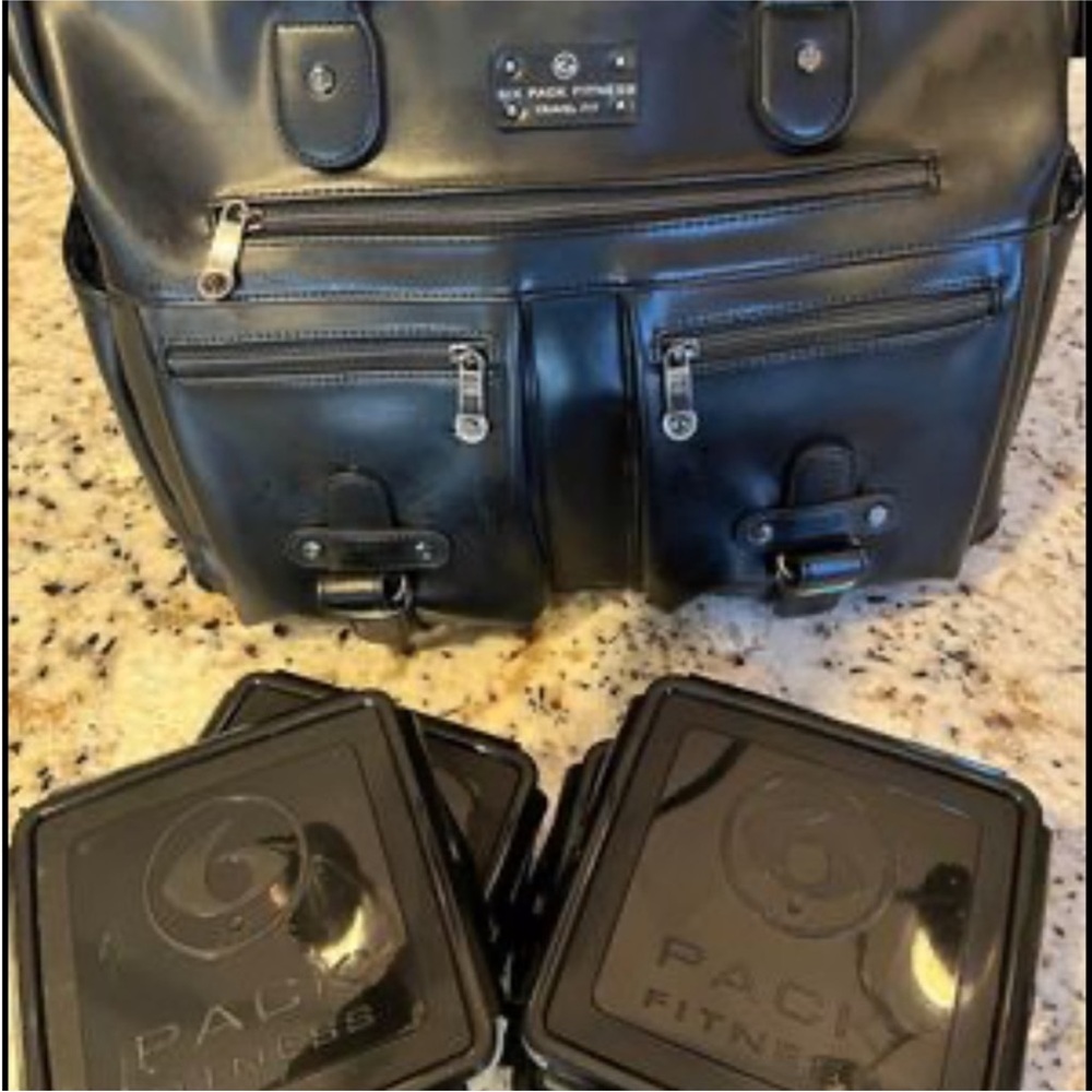 Six Pack Fitness Meal Tote Bag